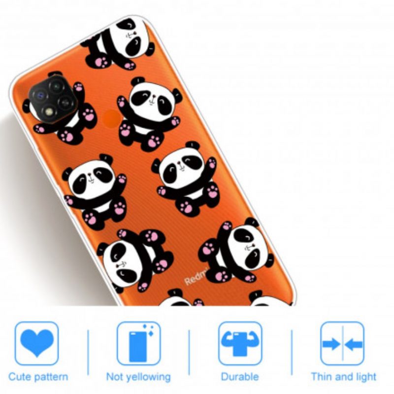 Cover Xiaomi Redmi 9C Top Panda Divertimento