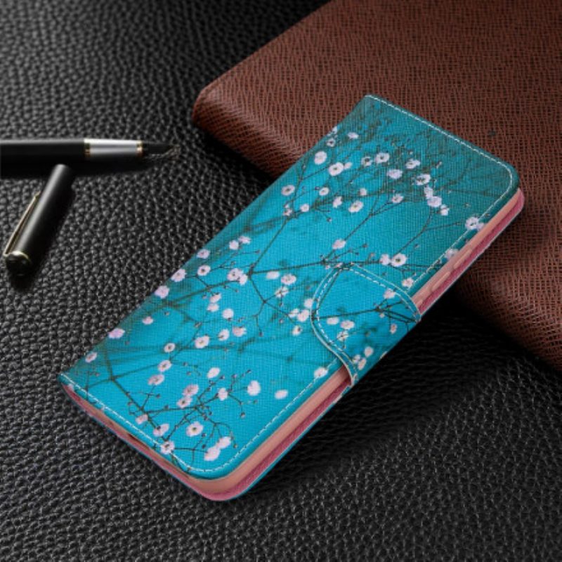 Custodia in pelle Xiaomi Redmi 9C Albero In Fiore