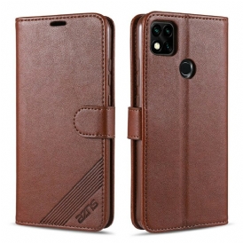 Custodia in pelle Xiaomi Redmi 9C Azns Ecopelle