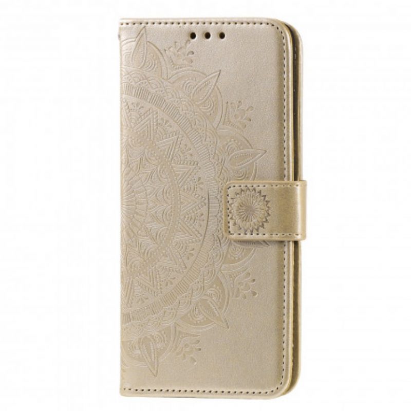 Custodia in pelle Xiaomi Redmi 9C Mandala Del Sole