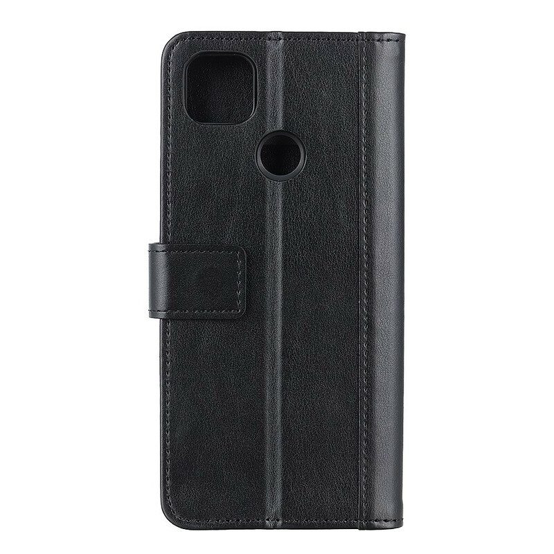 Custodia in pelle Xiaomi Redmi 9C Versione Crosta Pelle