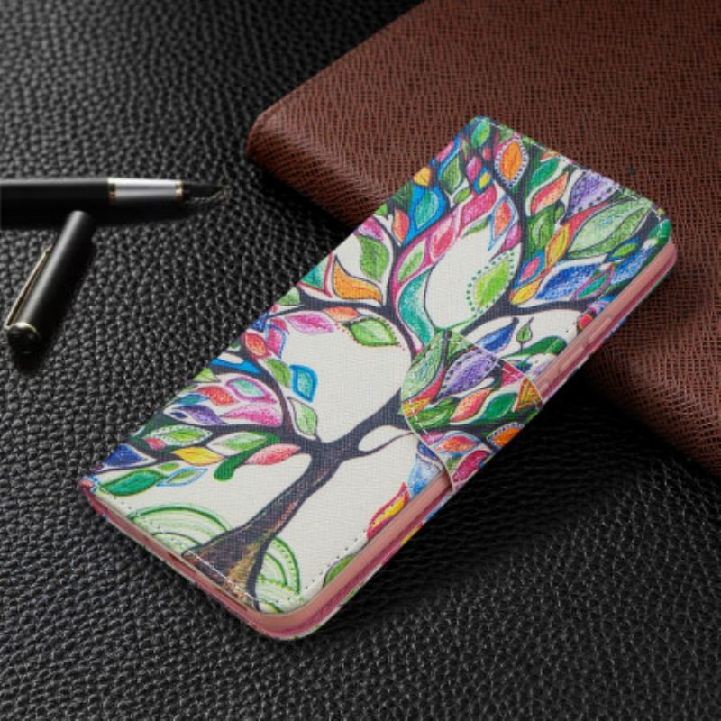 Folio Cover Xiaomi Redmi 9C Albero Colorato