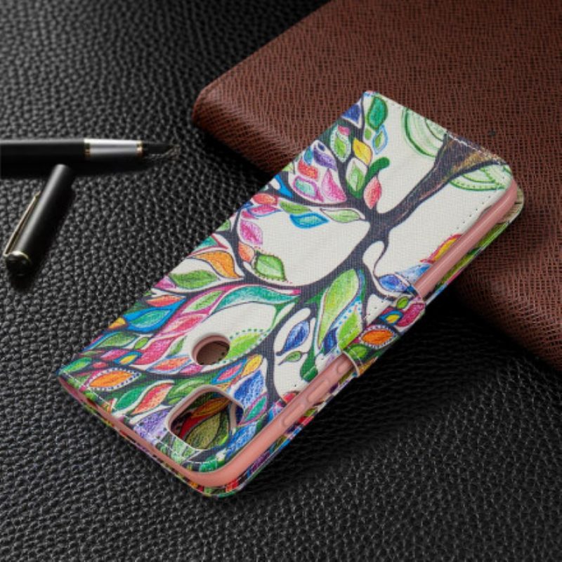 Folio Cover Xiaomi Redmi 9C Albero Colorato