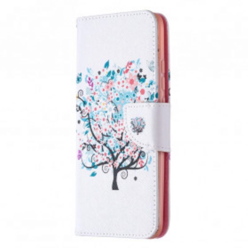 Folio Cover Xiaomi Redmi 9C Albero Fiorito