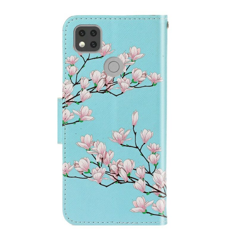 Folio Cover Xiaomi Redmi 9C Arbusto Strappy