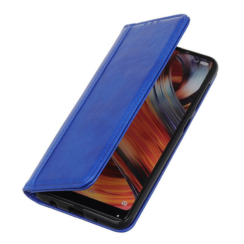 Folio Cover Xiaomi Redmi 9C Custodia in pelle Ciondolo In Crosta Di Litchi