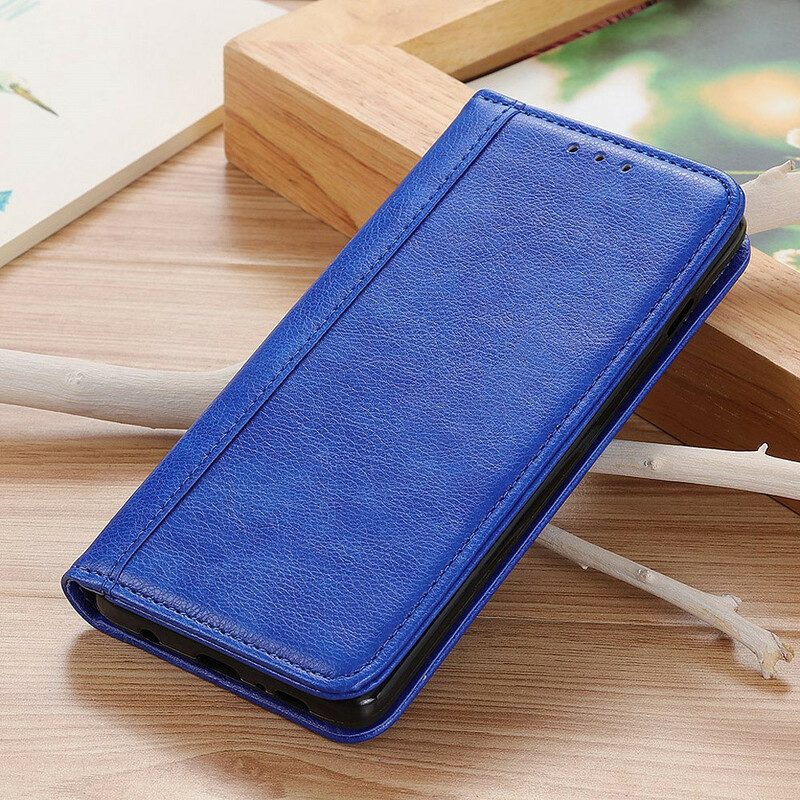 Folio Cover Xiaomi Redmi 9C Custodia in pelle Ciondolo In Crosta Di Litchi