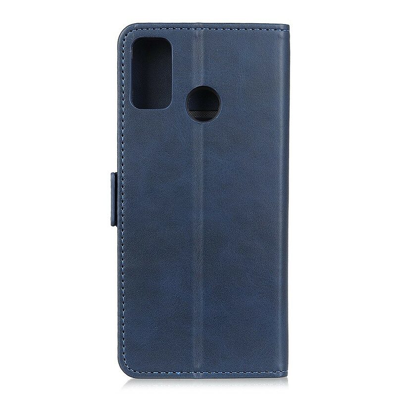 Folio Cover Xiaomi Redmi 9C Custodia in pelle Doppio Lembo