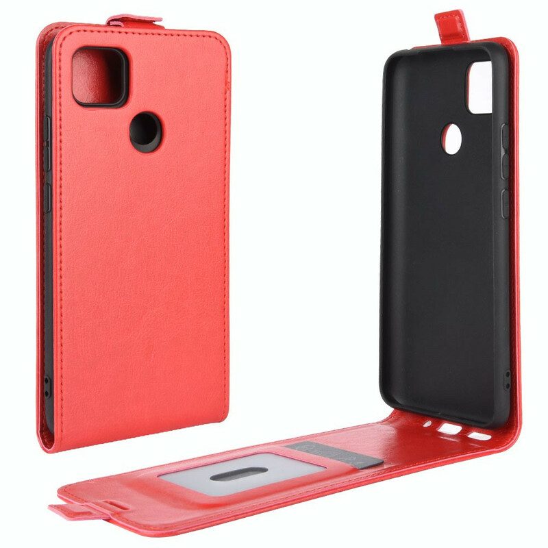 Folio Cover Xiaomi Redmi 9C Custodia in pelle Effetto Pelle Pieghevole