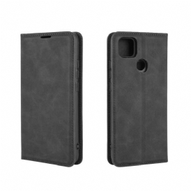 Folio Cover Xiaomi Redmi 9C Custodia in pelle Effetto Pelle Stile Business