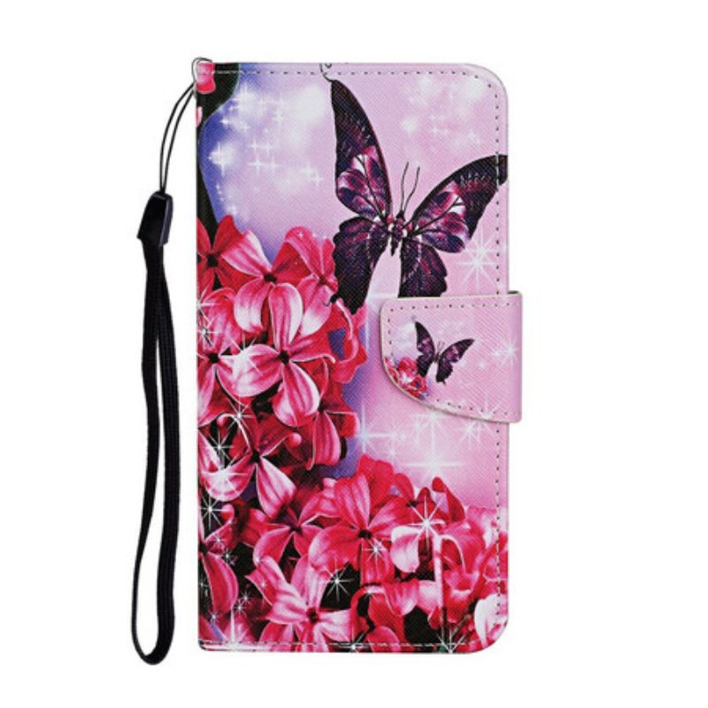 Folio Cover Xiaomi Redmi 9C Farfalle Nel Giardino Magico