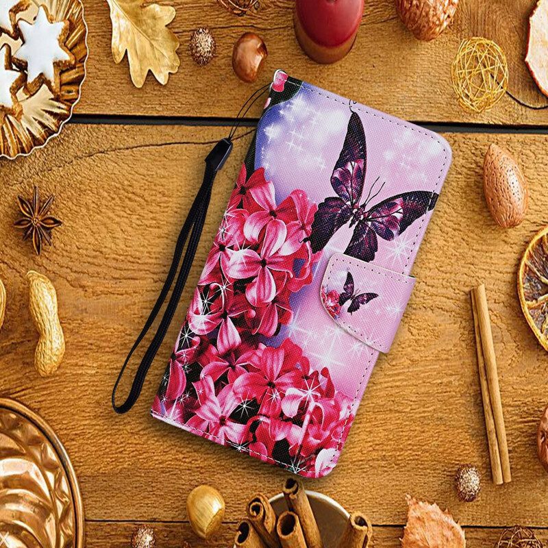 Folio Cover Xiaomi Redmi 9C Farfalle Nel Giardino Magico