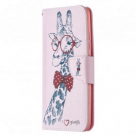 Folio Cover Xiaomi Redmi 9C Giraffa Intelligente