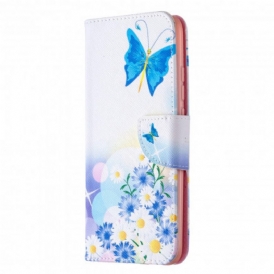 Folio Cover Xiaomi Redmi 9C Incredibili Farfalle Colorate