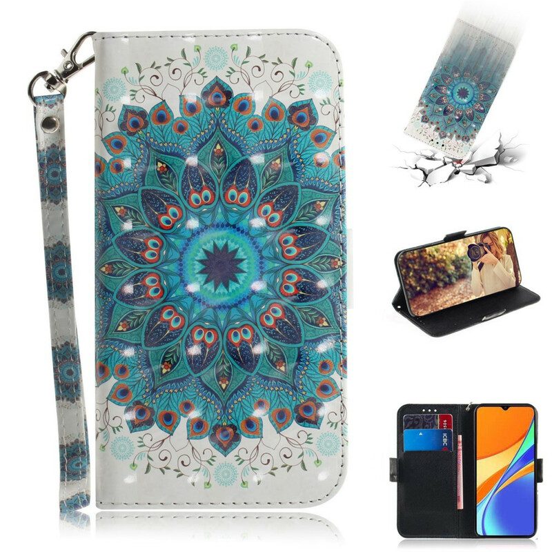 Folio Cover Xiaomi Redmi 9C Mandala Magistrale Con Cinturino