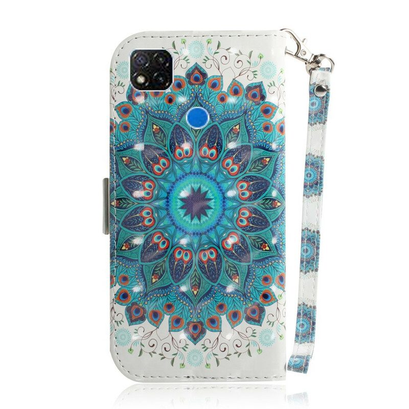 Folio Cover Xiaomi Redmi 9C Mandala Magistrale Con Cinturino