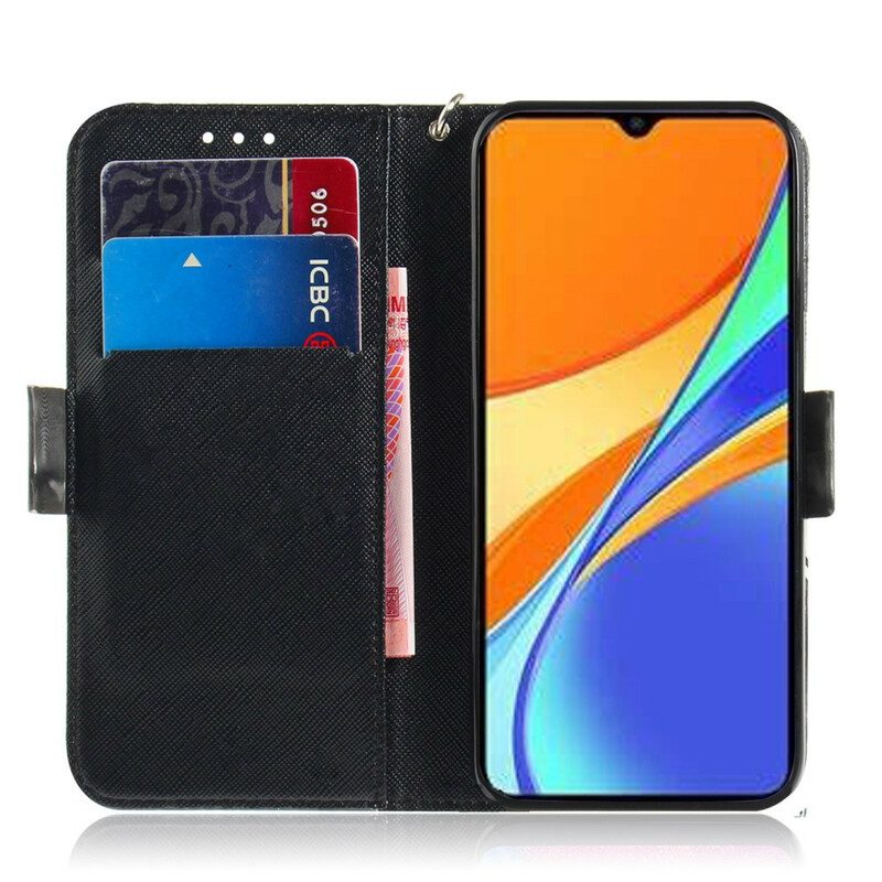 Folio Cover Xiaomi Redmi 9C Mandala Magistrale Con Cinturino