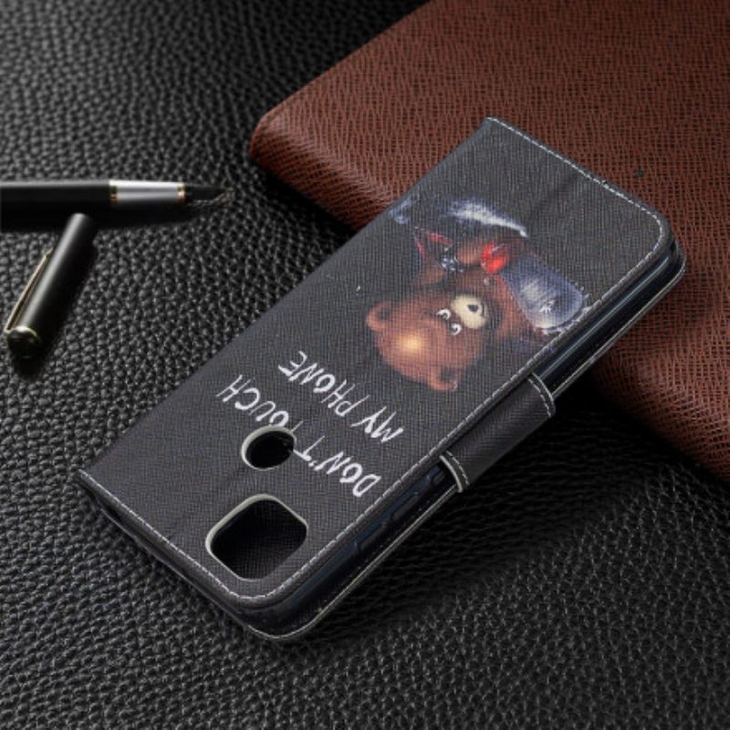 Folio Cover Xiaomi Redmi 9C Orso Pericoloso