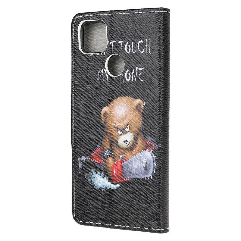 Folio Cover Xiaomi Redmi 9C Orso Pericoloso