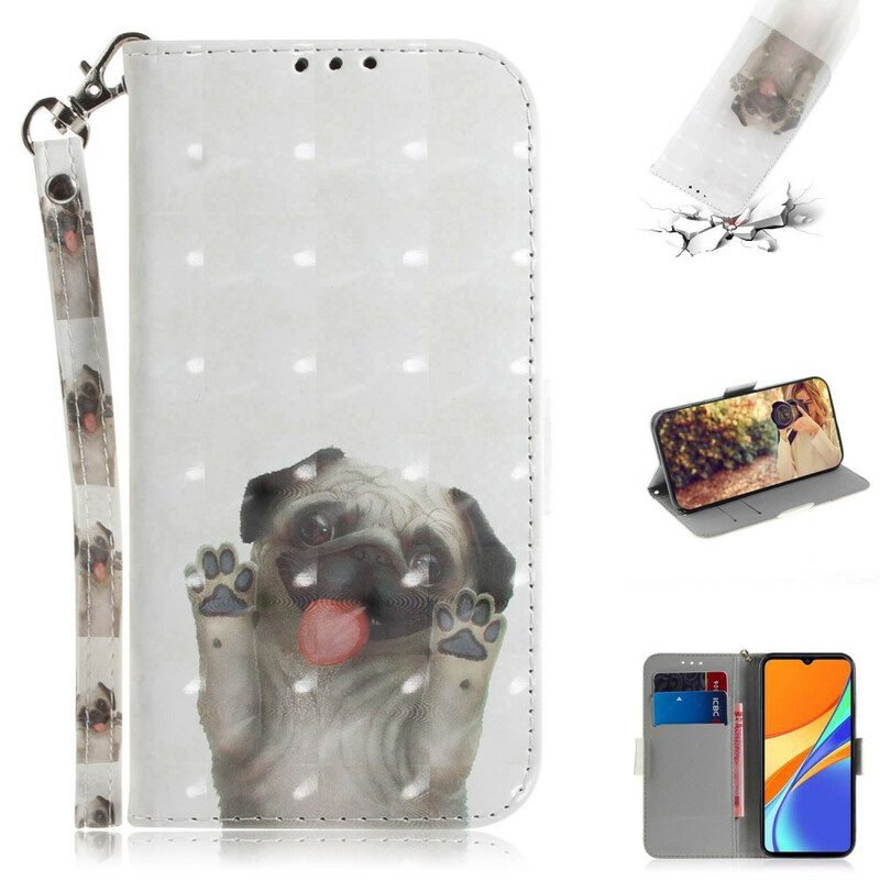 Folio Cover Xiaomi Redmi 9C Perizoma Love My Dog