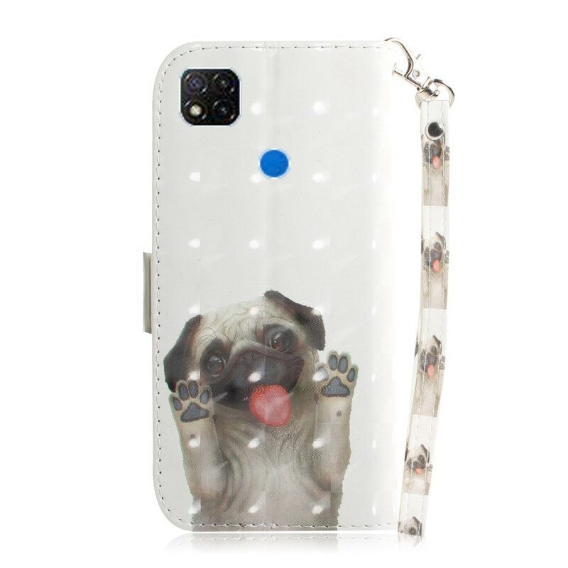 Folio Cover Xiaomi Redmi 9C Perizoma Love My Dog