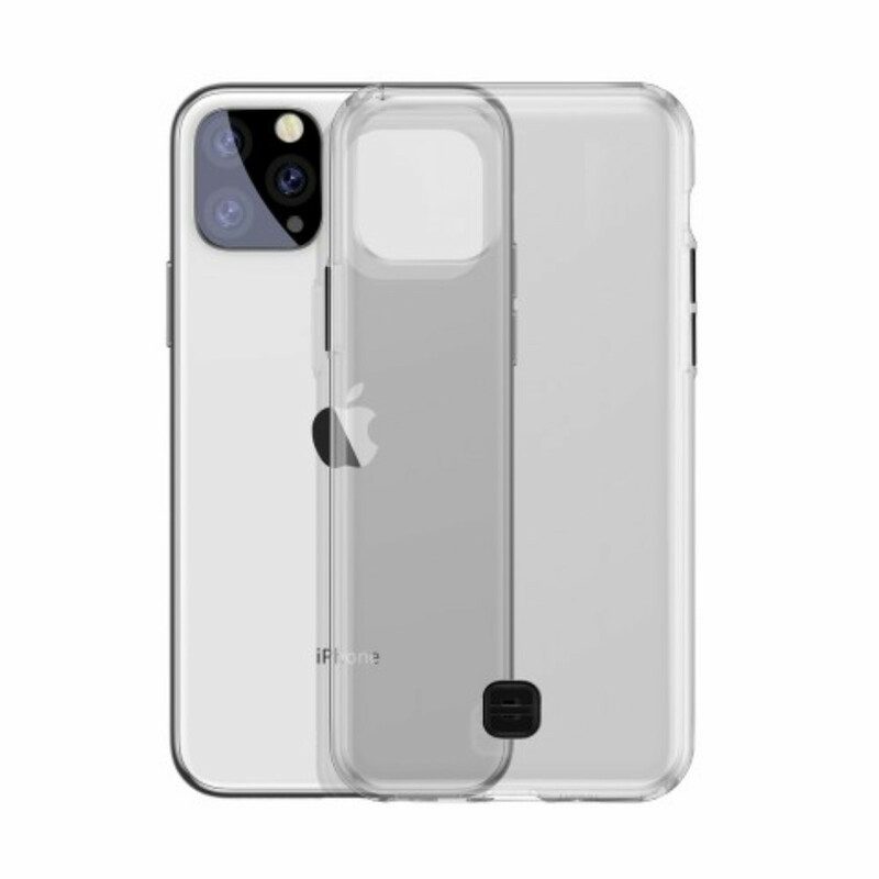 Cover iPhone 11 Pro Max Baseus Strappy Trasparente