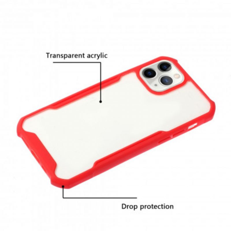 Cover iPhone 11 Pro Max Bordi Colorati Ibridi