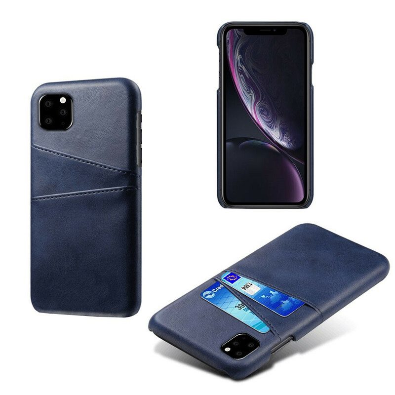 Cover iPhone 11 Pro Max Doppio Titolare Della Carta