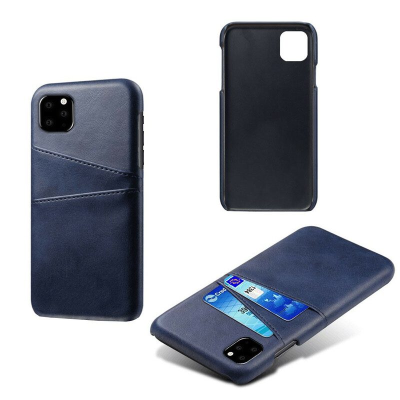 Cover iPhone 11 Pro Max Doppio Titolare Della Carta