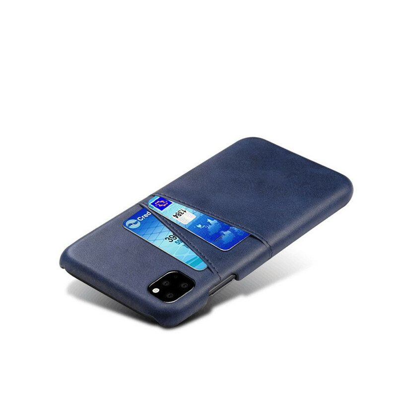 Cover iPhone 11 Pro Max Doppio Titolare Della Carta