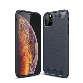 Cover iPhone 11 Pro Max Fibra Di Carbonio Spazzolata