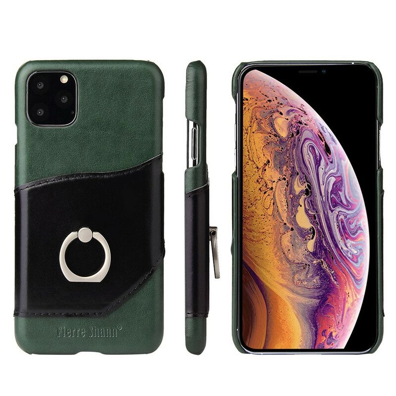 Cover iPhone 11 Pro Max Fierre Shann Porta Carte E Porta Anelli