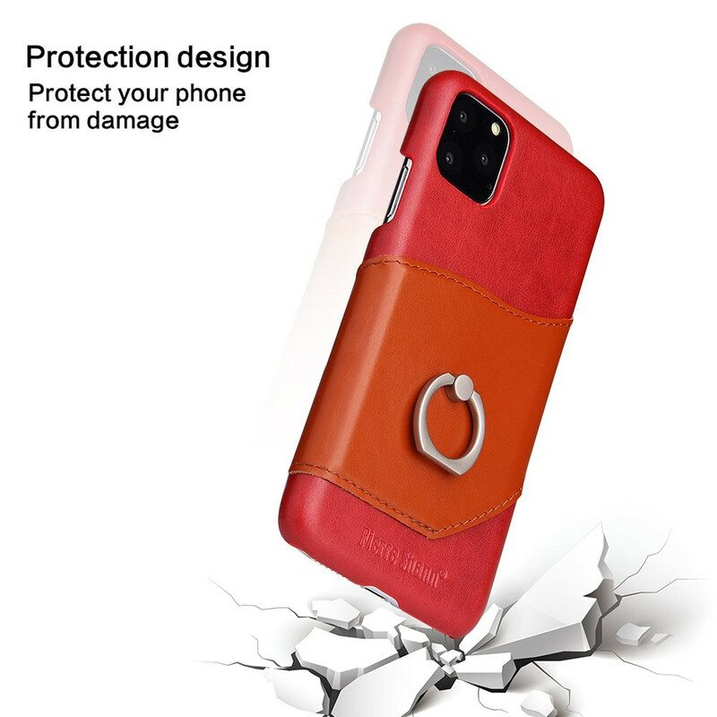 Cover iPhone 11 Pro Max Fierre Shann Porta Carte E Porta Anelli