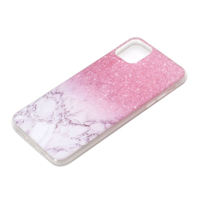 Cover iPhone 11 Pro Max Marmo Magenta