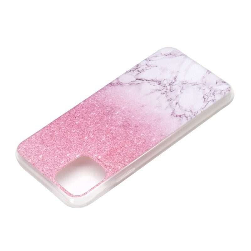 Cover iPhone 11 Pro Max Marmo Magenta