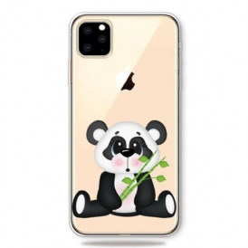 Cover iPhone 11 Pro Max Panda Triste Senza Soluzione Di Continuità
