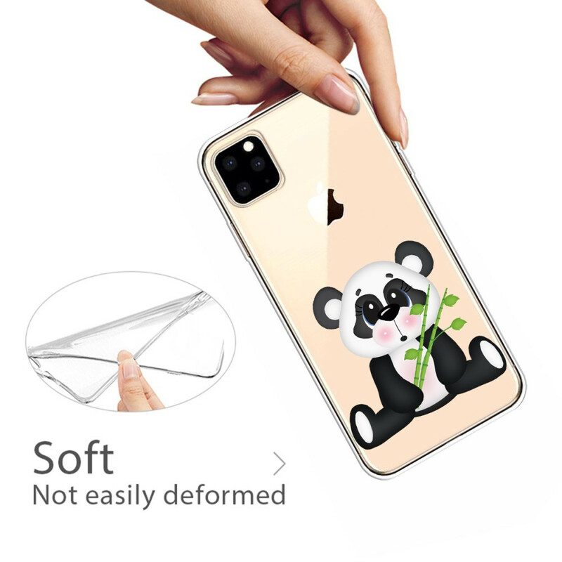 Cover iPhone 11 Pro Max Panda Triste Senza Soluzione Di Continuità