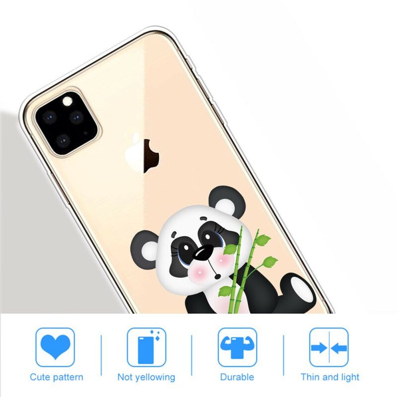 Cover iPhone 11 Pro Max Panda Triste Senza Soluzione Di Continuità