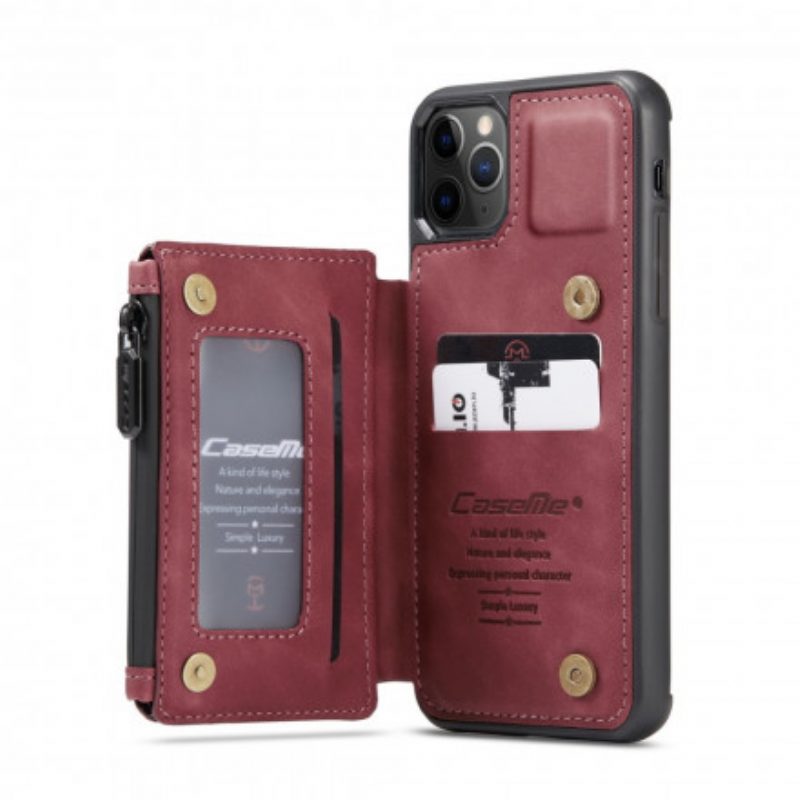 Cover iPhone 11 Pro Max Portafoglio Stile Portafoglio Caseme