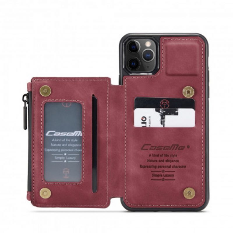 Cover iPhone 11 Pro Max Portafoglio Stile Portafoglio Caseme