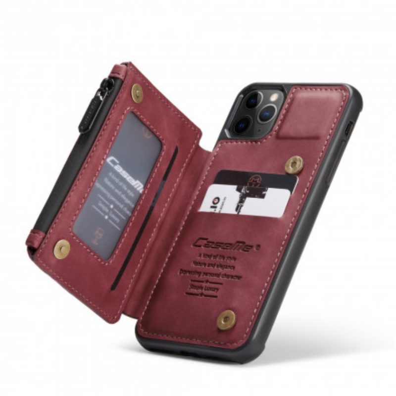 Cover iPhone 11 Pro Max Portafoglio Stile Portafoglio Caseme