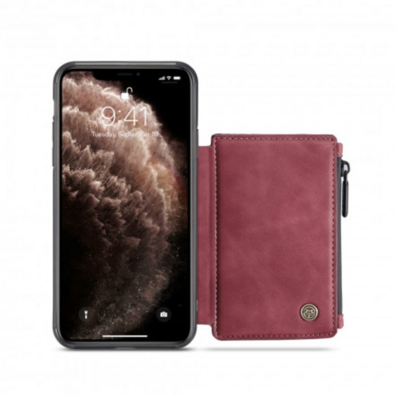 Cover iPhone 11 Pro Max Portafoglio Stile Portafoglio Caseme