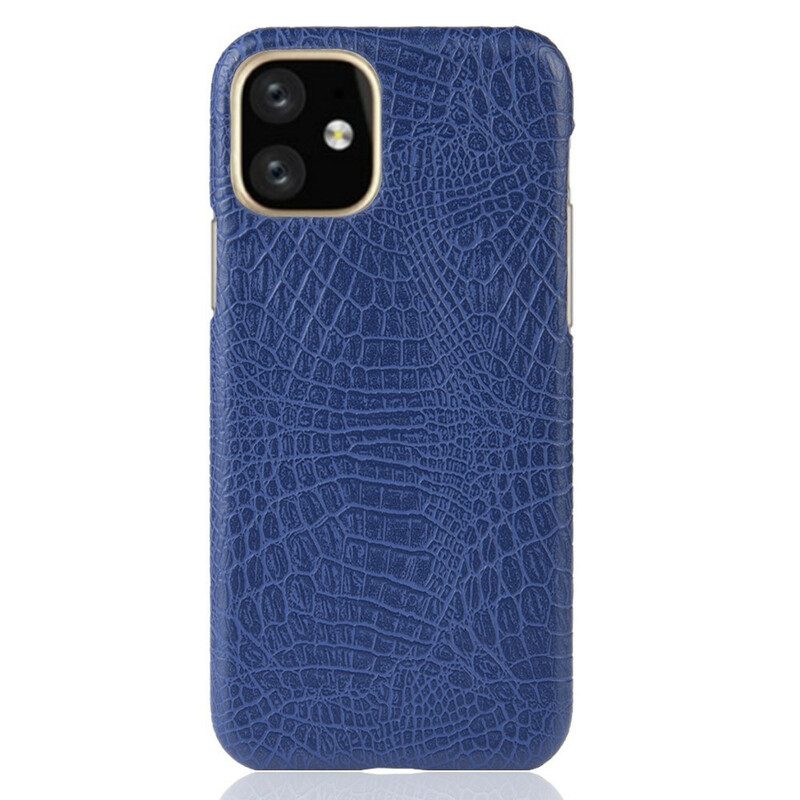 Cover iPhone 11 Pro Max Stile Pelle Di Coccodrillo