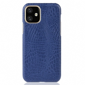 Cover iPhone 11 Pro Max Stile Pelle Di Coccodrillo