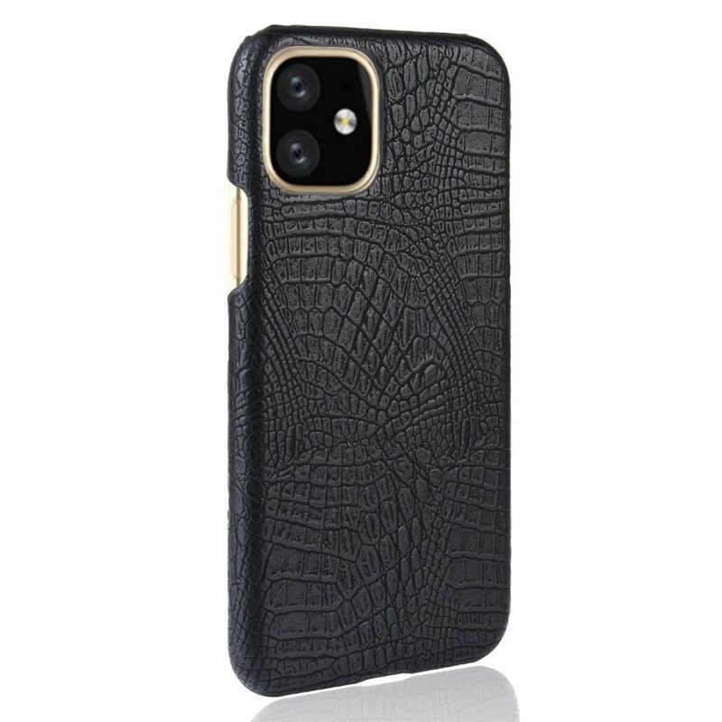 Cover iPhone 11 Pro Max Stile Pelle Di Coccodrillo