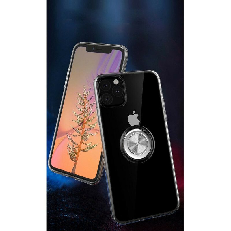 Cover iPhone 11 Pro Max Trasparente Con Anello-supporto