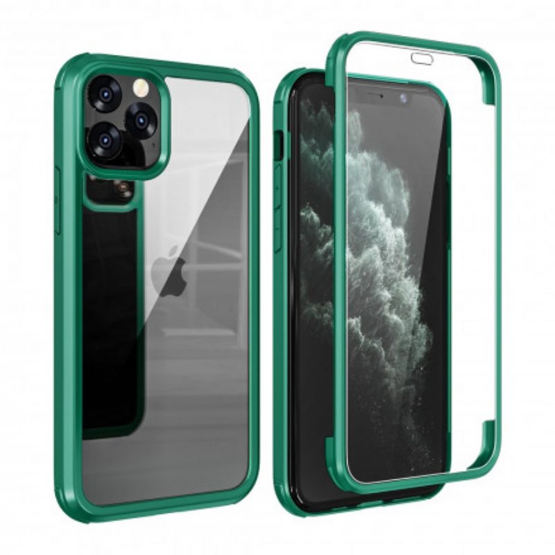 Cover iPhone 11 Pro Max Vetro Temperato Anteriore E Posteriore