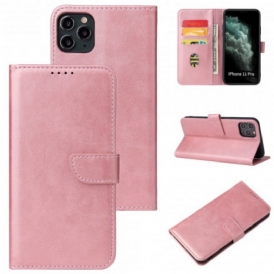 Custodia in pelle iPhone 11 Pro Max Stile Vintage In Pelle