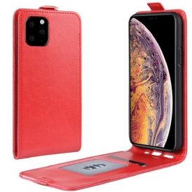 Folio Cover iPhone 11 Pro Max Custodia in pelle Effetto Pelle Pieghevole