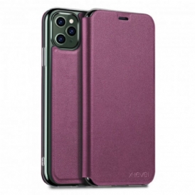 Folio Cover iPhone 11 Pro Max Custodia in pelle Serie Shandoo X-level